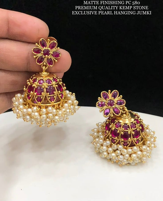 Kemp Finished Super Jhumki Set